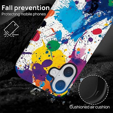 Smartphone Case for iPhone - 2-Layer Durable Smartphone Protection Case - Color Splash