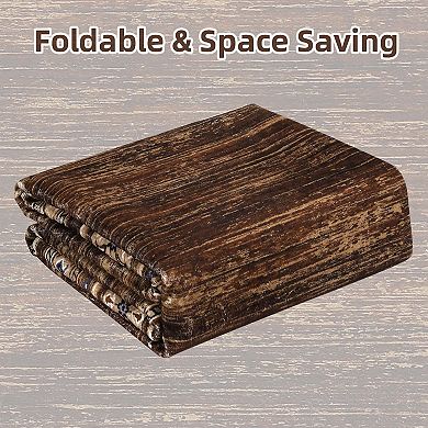 Area Rug- Modern Bordered Floral Rug- Washable Soft Foldable Accent Rug for Living Room- Bedroom