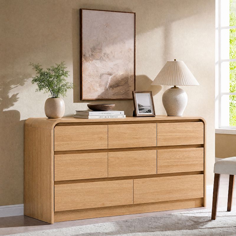 Modern 8-Drawer Dresser, 55