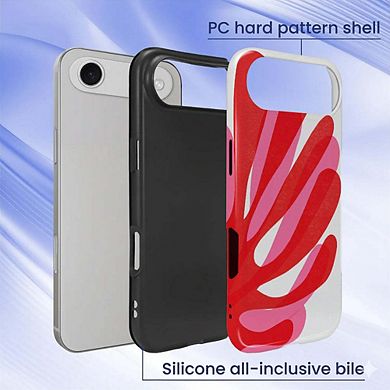 Smartphone Case for iPhone - 2-Layer Durable Smartphone Protection Case - Blush Lines