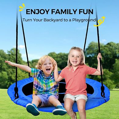 Bronze 440-Pound Capacity Saucer Swing Set