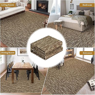 Modern Ultra-Thin Washable Rug,Non-Slip Soft Indoor Carpet for Living Room Bedroom Dining