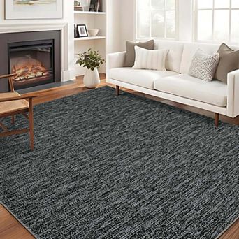 Modern Ultra-Thin Washable Rug,Non-Slip Soft Indoor Carpet for Living Room Bedroom Dining