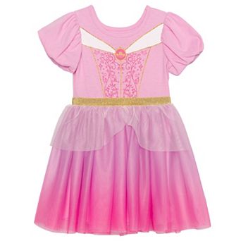 Baby & Toddler Girls Disney's Aurora Short Sleeve Cosplay Dress