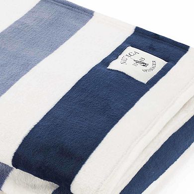 Nautica Awning Stripe Throw Blanket