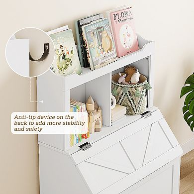 Kids Bookshelf Toy Storage