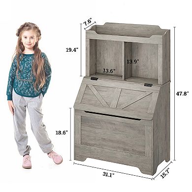 Kids Bookshelf Toy Storage