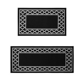 Jean Pierre New York 2 pc All Loop Christine Border Rug Set