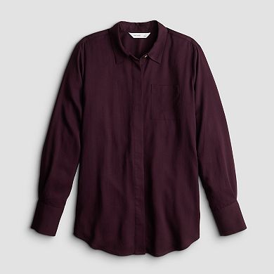 Women's Nine West Wrinkle Resistant Button-Down Shirt