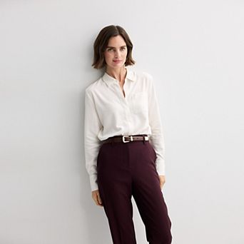 Women's Nine West Wrinkle Resistant Button-Down Shirt