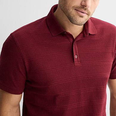 Men's Apt. 9® Short Sleeve Ribbed Polo