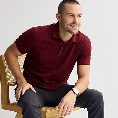 Men's Apt. 9® Short Sleeve Ribbed Polo