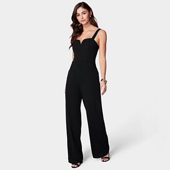 Women's bebe V-Wire Core Jumpsuit