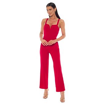 Women's bebe V-Wire Core Jumpsuit