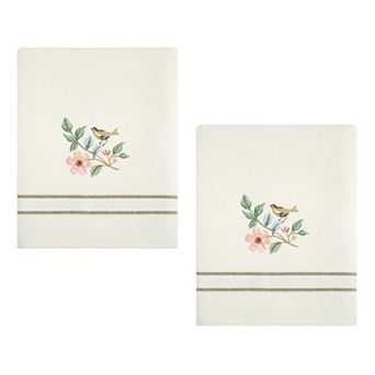 Avanti 2-Pack Pretty Birds Bath Towel Set