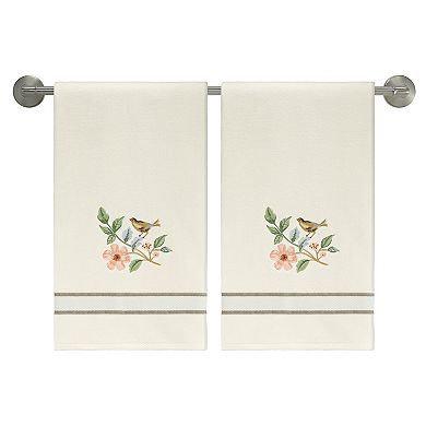 Avanti 2-Pack Pretty Birds Bath Towel Set