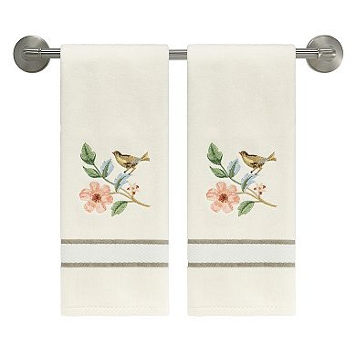 Avanti 2-Pack Pretty Birds Hand Towel Set