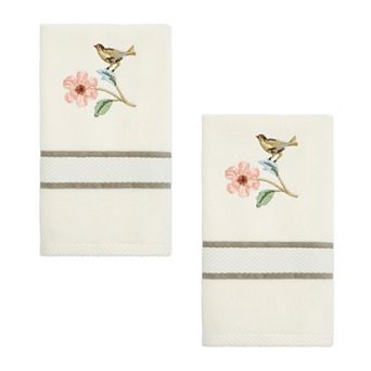 Avanti 2-Pack Pretty Birds Fingertip Towel Set