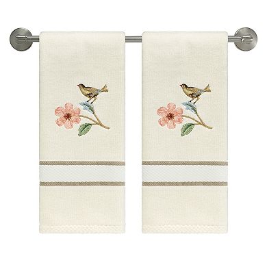 Avanti 2-Pack Pretty Birds Fingertip Towel Set
