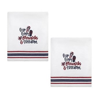 Avanti Flip Flop Flag 2 pc Hand Towel Set