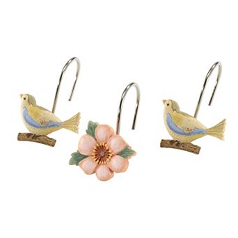 Avanti 12-Pack Pretty Birds Shower Curtain Hook