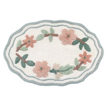 Avanti Pretty Birds Floral Bath Rug