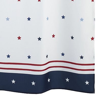 Avanti Stars Printed Shower Curtain