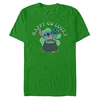 Men's Disney Stitch Happy Go Lucky Graphic Tee