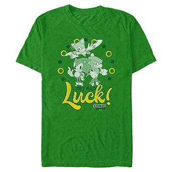 Men's Sonic the Hedgehog I Don't Need Luck Graphic Tee