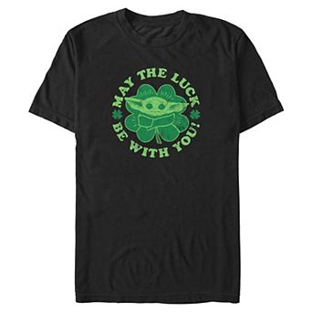 Men's Star Wars Grogu May The Luck Be With You Graphic Tee