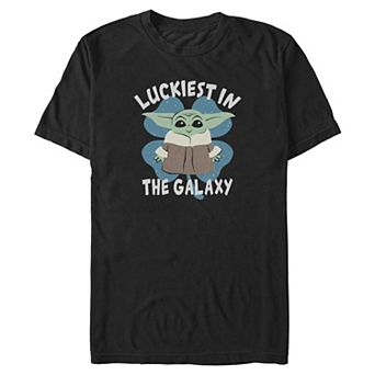 Men's Star Wars Grogu Luckiest In The Galaxy Graphic Tee