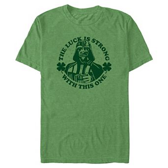 Men's Star Wars Darth Vader The Luck Is Strong Graphic Tee