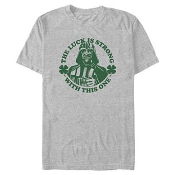 Men's Star Wars Darth Vader The Luck Is Strong Graphic Tee