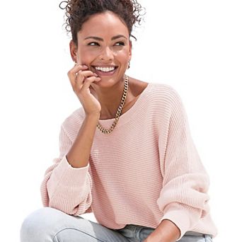 Lascana Women's Back Button Detail Sweater