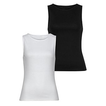 Lascana Women's 2 pk Basic Tank Tops
