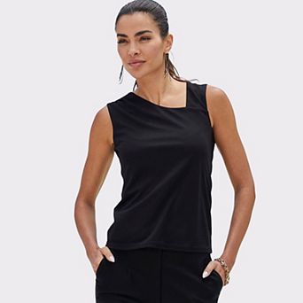 Lascana Women's Asymmetrical Neckline Top