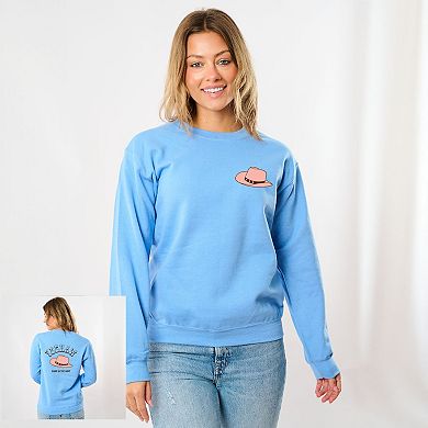 Yeehaw Made In The West Front And Back - Women's Graphic Sweatshirt