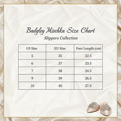 Badgley Mischka Women's Plush Slide Slippers (Adults)