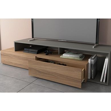 Nexera 72-Inch Tv Stand With 2 Drawers