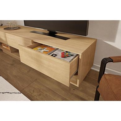 Nexera 72-Inch Tv Stand With 3-Drawers