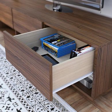 Nexera 60-Inch Tv Stand With 3-Drawers