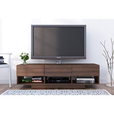 Nexera 60-Inch Tv Stand With 3-Drawers