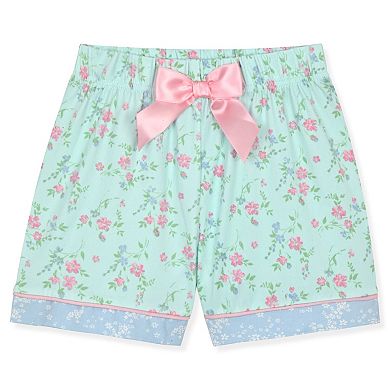 Sleep On It Girls Yummy Jersey Coat Front Pajama Short Set