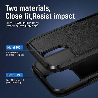 Entronix iPhone Case - Soft-Touch Dual-Layer Protective Cover