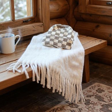 Women's Oversized Fringe Scarf