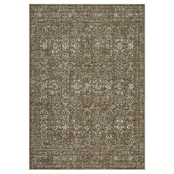 Washable Non-Slip Low Pile Rug, Soft Thin & Non-Shedding, Printed Carpet for Living Room Decor