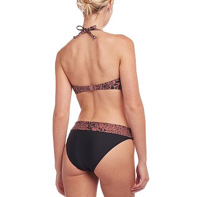 Lascana Women's Leopard Print Bandeau Bikini Top