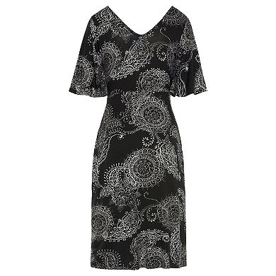 Lascana Women's Belted Asymmetrical Dress