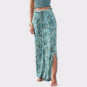 Lascana Women's Paperbag Maxi Skirt