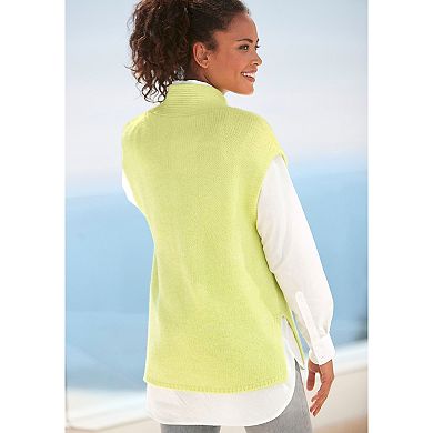 Lascana Women's Oversized Sweater Vest